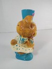Vintage Circus Bear Coin Bank 1984 Hard Plastic Small World Imports Hong Kong 