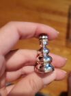 Rare Vintage Art Deco Silver Perfume Bottle 