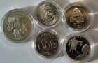 Coin Lot - Us American  1 And Half Dollars  1 1964 90  3 clad  1 Medal Of Honor
