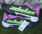 Adidas Barricade Men s Tennis Shoes Black Purple Green White Us 8 5 M