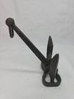 Vintage Solid Brass Boat Anchor Paperweight Figurine 6  Nautical Decor