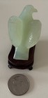 Vintage Mini Asian Oriental Carved Jade Jadeite Eagle Bird 2 5   