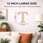 Large Wooden Greek Letters 12 Inch  1 4 Inch Thick Unfinished Big Wood Letter   