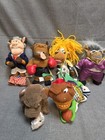 Vintage 90 s Meanies Plush Lot Of 6 Infamous Series