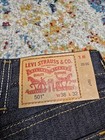 Levi   s 501 Original Fit Jeans Men s 38x32 Dark Indigo Denim Straight Leg Button