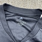 Adidas Mens L Real Salt Lake Soccer Training Jersey Short Sleeve Black White