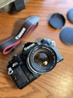       canon A-1 Film Camera With 50mm Lens    tested And Working