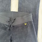 Aeropostale Black Velour Flared Tracksuit Pants Y2k Vintage Mcbling