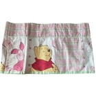 Vtg Winnie The Pooh Piglet Plaid Valance 70x13