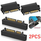 2x Sff-8482 Computer Cable Connectors Sas To Sata 22 Pin Hdd Raid Adapter
