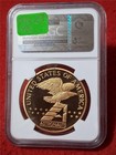 1988-p Bronze  young Astronauts  Ngc Pf 68 38mm Shuttle  Stars    Stripes  m5229
