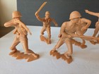 Marx Japanese Army Soldiers Vintage Ww Ii Japan 6    Action Figure Toy Lot Of  8
