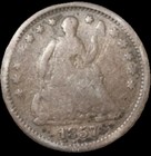 United States -    Dime  seated Liberty Half Dime  1857