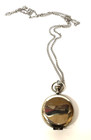 Vintage Estee Lauder Pocket Watch Powder Compact Honey Glory Necklace