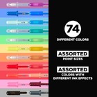 Sakura Gelly Roll Gel Pens - Gift Set - Ink 1 Count  pack Of 74   Multicolor 
