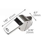 Metal Referee Whistle Loud Sos Lifeguard Emergency Whistle Referee Coach Sports