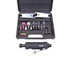 Slair 16pc Air Straight Die Grinder Kit 1 4  Inlet 1 4  1 8  Collets Xq-t02