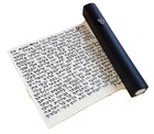 Kosher Scroll Parchment Klaf 4  10cm Israel metal  Black Color Mezuzah Judaica
