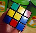Retro Toy  Rubik s Cube-type Puzzle Game  Multi-colored Twist Cube  Brain Teaser