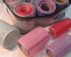 Goody Mesh Hair Rollers Set 1in   1 1 4in Plastic Multicolor W  Travel Case