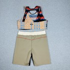 P e Nation Active Wear Bundle Canyon Sports Bra With Undefeated Bike Shorts 2xl