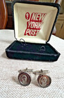 Vintage Limited Ed  Sterling Silver Cufflinks-new York Post-alexander Hamilton