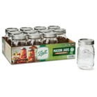 Ball Regular Mouth 16oz Pint Mason Jars With Lids   Bands  12 Count