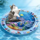 Cat Water Mat With Fish- Thickened Cat Sensory Water Play Mat   Interactive O   