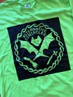 Vintage Alternative Tentacles Single Stitch Shirt Size Large Neon Green 90s Punk