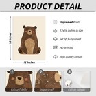 Nursery Wall Art Baby Canvas Pictures Bear Wall Decor Boys Room Prints Kids P   
