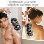 2pack Back Scrubber For Shower  Dual-sided Loofah On A Stick As Shower Brush Exf