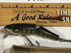 Vintage Early Wood Paw Paw Jointed Pike Minnow With Box Tackle Box Find