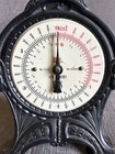 Vintage Eks Sweden Cast Iron   Brass Kitchen Scale