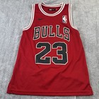 Nike Michael Jordan  23 Chicago Bulls Jersey Youth Large Red Black Nba Vintage