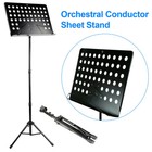 Heavy Duty Orchestral Music Stand Adjustable Sheet Stand Portable Tripod Base Us