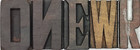 Vintage Letterpress 5 Mix Letters Wood Type Printers Block Collection  bl-769