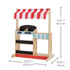 Teamson Kids My Little Helper Market Stand Playset  Multicolor