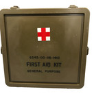 Us Army First Aid Kit Box  6545-00-116-1410 Empty Box Only