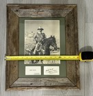 John Wayne Signed Original Photograph Framed 16x18 Autograph Not Authenticated