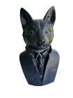 Fox Bust Figure Resin Shelf Decor Dark Academia Statue Forest Fancy Pants Animal