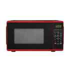 Mainstays 0 7 Cu Ft Countertop Microwave Oven  700 Watts  Red