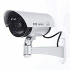 2x Dummy Fake Dome Security Camera Led Blinking Flashing Light Cctv Surveillance