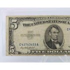 1953 Five Dollar   5  Silver Certificate - Blue Seal Circulated