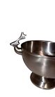 Vintage Bowl Mid Century Modern Stainless Steel Mcm Deer Heads Danish Style