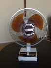 Vintage Panasonic F-1208b Brown Blade 5-way Oscillation Oscillating 12  Fan