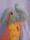 Steiff Elephant  Elephant With Button Flag Baby Toy  Germany B7