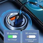 100w Super Fast Phone Car Charger Adapter Usb Type C For Iphone Samsung Android
