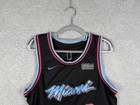 Nike Miami Heat Dwayne Wade Miami Vice Swingman Jersey Size 50 Black