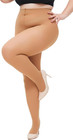 Women s Plus Size Tights High Waist Sheer Semi Opaque Ultra-soft Pantyhose