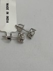 1 Carat 14k White Gold Screw Back Diamond Stud Earrings  j-k Color I2-i3 Clarity